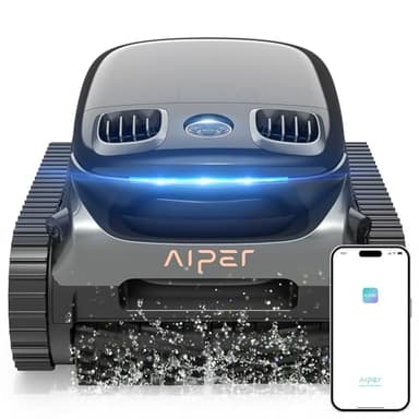 AIPER 2025 Scuba S1 Pro Robot Limpiafondos con App, Limpieza de Paredes y Línea de Flotación, 180 Minutos de Autonomía, Filtración de Partículas 360°, Piscinas Enterradas y Elevadas hasta 200m²