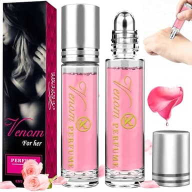 ELF-GRETTER 2 Piezas Perfume Feromonas Mujer, Feromonas Perfume Mujer para Atraer Hombres, Pheromone Perfumes Mujer, Roller Ball Perfume