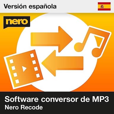Nero MP4 Converter | Video Converter | Convertir DVD a Mp3 | Audio Converter Software | Vídeo: MP4, MPEG, VOB, DAT | Audio: MP3, WAV, FLAC, MP2 | licencia ilimitada | 1 PC | Windows 11 / 10 / 8 / 7