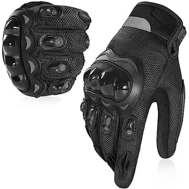 COFIT Guantes de Moto para Hombres y Mujeres, Malla Transpirable Guantes de Moto con Pantalla Táctil para Equitación BMX ATV MTB, Motocicleta, Carreras de Carretera, Bicicleta