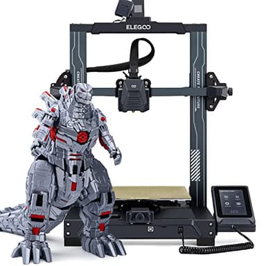 ELEGOO Neptune 3 Pro Impresora 3D, 180mm/s Velocidad de Impresión, Nivelación Automática de 36 Puntos, Extrusora Directa de Doble Engranaje, Pantalla Capacitiva Desmontable, 225x225x280 mm³