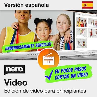 Nero Programa de edición de vídeo para principiantes | Nero Video | programa de edición de video | licencia ilimitada | 1 PC | Windows 11 / 10 / 8 / 7