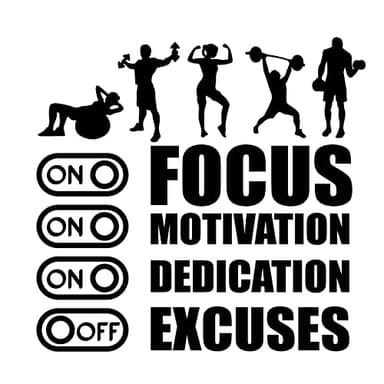 PLIGREAT Gym Ejercicio Citas inspiradoras Pegatinas de pared, pegatina de pared negra para gimnasio Oficina Centro de entrenamiento deportivo Decoración de pared Decoración de arte de pared interior