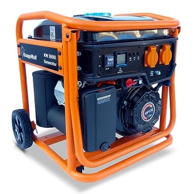 KnappWulf Generador de corriente inverter KW3600 con 1 fase, 230 V, adecuado para dispositivos sensibles de 3200 W