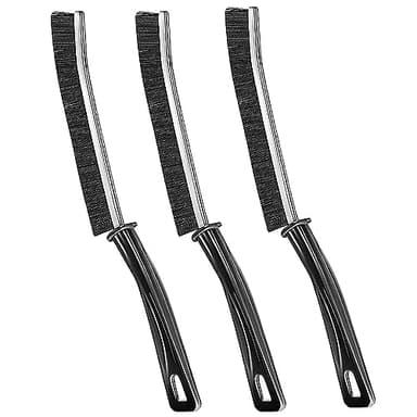 Yeria 3 PCS Cepillo de Limpieza de Grietas de Cerdas Duras, Cepillo Limpiador de Juntas para Juntas Profundas de Azulejos, Herramienta de Limpieza para Grietas