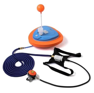 DGLUYUDV 3.5 Hours Sistema de Buceo Recargable de Buceo, Compresor de Aire Impermeable con Manguera 39th y Regulador de Buceo, Equipo de Buceo para Buceo Deportivo, Pesca