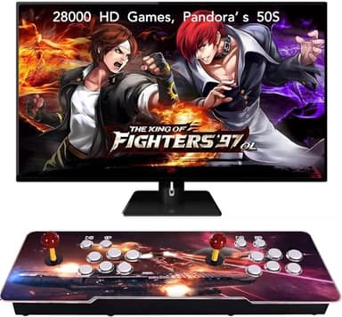 Maquina Arcade 2025.Consola de Juegos Pandor`a Bo`x Arcade, 29900 Juegos, Juegos Retro, 2-4 Jugadores, Compatible con Juegos 3D para PC, proyector y TV .