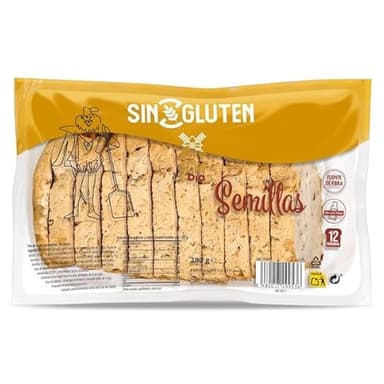 Pan de molde con semillas sin gluten El molino de Dia bolsa 280 g