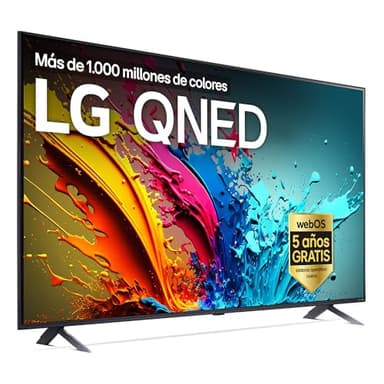 LG 50QNED85T6A 50", 4K QNED, Smart TV, HDR10, WebOS24, Serie 85, Procesador Alta Potencia, Dolby Digital Plus, Gaming, Alexa/Google Assistant, Negro