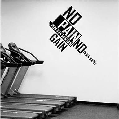 Gym Gym Pvc Fitness Motivación Sport Stickers Decoración De La Pared 66X52Cm