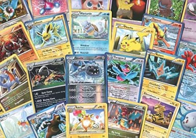 100 Assorted Pokemon Cards with Foils