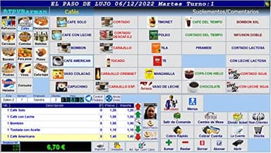 TPV Bares y Restaurantes
