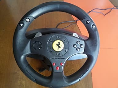 Thrustmaster Guillemot - Volante Ferrari GT Experience Racing Wheel (PS3/PS2/ PC)