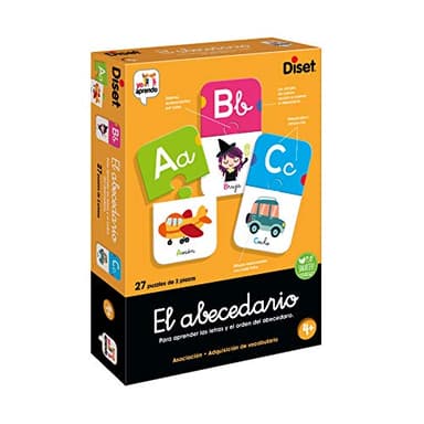 Diset - El Abecedario, Juego educativo para aprender las letras y el abecedario para niños a partir de 4 años