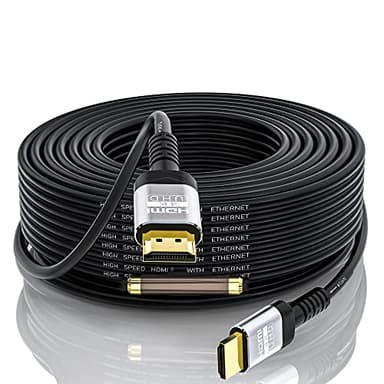 Soonsoonic Cable HDMI 4K 30 metros con Amplificador de Señal Incorporado | Cables HDMI 2.0 de alta velocidad & 4K@60Hz HDR ARC HDCP2.2 CEC Ethernet | para TV UHD,monitor,laptop,Xbox,PS4/PS5 etc.