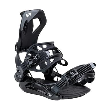 SP- Fijaciones Snowboard Automaticas Modelo Private Black Multientry Medida L Pie 42-44 EU 8-10 US para Hombre. Fijacion snow Tipo Flow Color Negro Freestyle Freeride Salomon Burton Talla Union