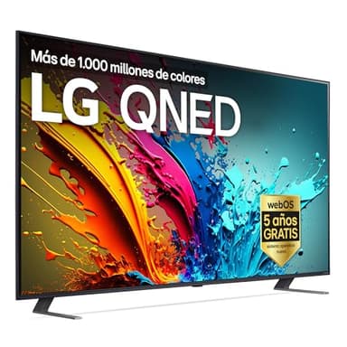 LG 75QNED85T6C 75", 4K QNED, Smart TV, HDR10, WebOS24, Serie 85, Procesador Alta Potencia, Dolby Digital Plus, Gaming, Alexa/Google Assistant, Negro