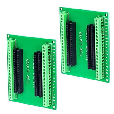 XTVTX 2 pezzi Placa de ruptura ESP32 Placa de expansión ESP32 Placa de desarrollo de 38 pines con WiFi inalámbrico Bluetooth para placa de desarrollo de microcontrolador ESP-WROOM-32
