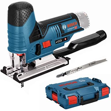 Bosch Professional 12V System GST 12V-70 - Sierra de calar a batería (1500 – 2800 cpm, profundidad de corte 70 mm, sin batería, en L-BOXX)