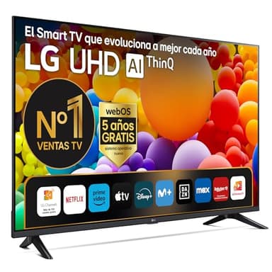 LG 55UT73006LA 55 ",UHD 4K, Serie UT73, Smart TV, WebOS24, Procesador a5, HDR10, Dolby Digital Plus, SmartTV, 3840x2160, Negro