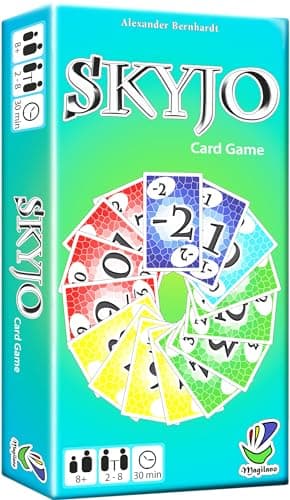 Magilano SKYJO Juego de Cartas definitivo para niños y Adultos.