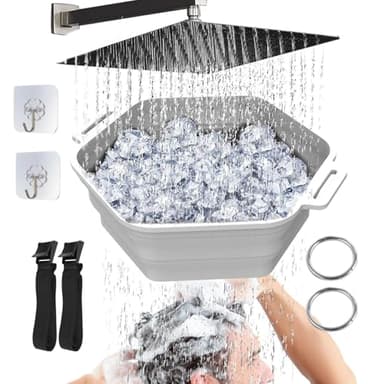 Ice Bath Water Chiller | Ice Bath Cooler | Water Chiller For Ice Baths | Cold Plunge Chiller | Ice Bath Cooling System Ice Bath Experience For Ice Bath, Ice Shower Attachment, Rapid Cooling