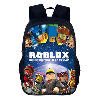 WKxinxuan Mochila Roblox, Mochila Escolar Adolescente Roblox, Mochila de Viaje, Roblox Mochila Cabina, Mochila Universidad, Adecuado para mochilas escolares de estudiantes