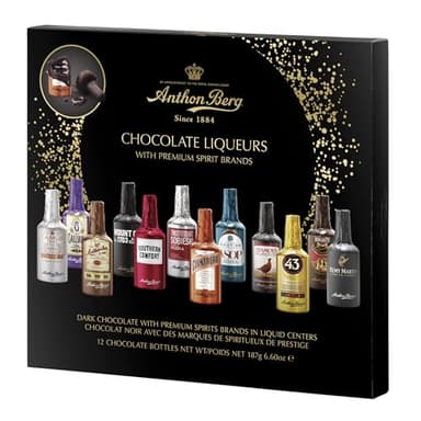 Anthon Berg Licores De Chocolate "drinks Time" 12 Piezas, 187 Gramo