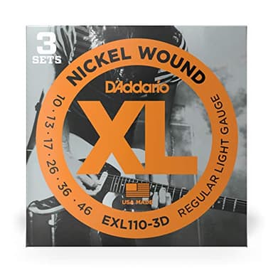 D'Addario - Juego Cuerdas Guitarra Eléctrica D'Addario EXL-110-3D 010-046 - 3803023-TM - Disponible solo para envíos, recibe en 1-2 días.