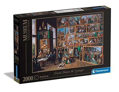 Clementoni - Puzzle Adulto 2000 Piezas Colección Museos - Teniers El archiduque Leopoldo Guillermo - Desde 14 años (32576)
