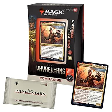 Magic The Gathering Deck Commander Todos Phyrexians - Despertar de la rebelión & Booster Colector Muestra (versión francesa)