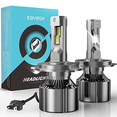 KOYOSO H4 LED Bombilla 19000LM 110W para 12V Automóvil