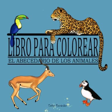 LIBRO PARA COLOREAR: El abecedario de los animales