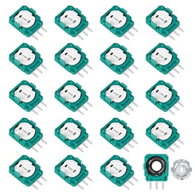 EEEKit Reemplazo del Sensor del Potenciómetro Recortador para Xbox One PS3 PS4 Switch Pro Joystick Analógico, 20 Piezas