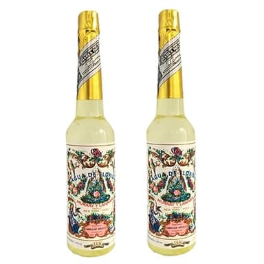 Pack 2 Botellas Agua Florida 270 ml 100% Colonia Original Perú Amarilla Murray & Lanman, Botella de plástico
