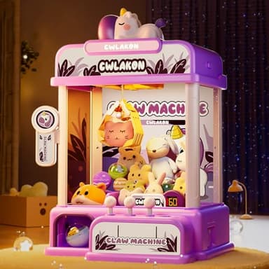 CWLAKON Candy Grabber Agarrador de Caramelos Mini Máquina de Garra, Máquina de Garras para Niños, Expendedora de Cumpleaños, Navidad, Regalos para Niños 3 4 5 6 7 8 9 10 Años