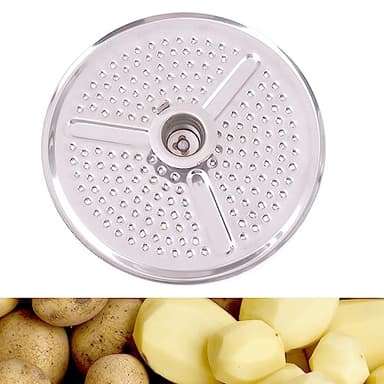 TUANJIE Pelador de patatas con rallador Para Thermomix TM6 TM5 Cortador de Verdura Peladora de Patatas Máquina Acero inoxidable Para cacahuetes zanahorias remolacha Patatas Cortador Spaguettis