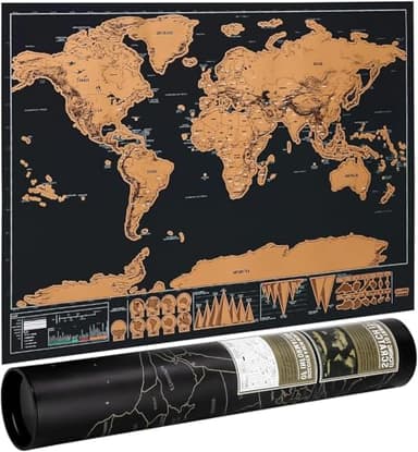 Mapa Mundi Rascar 82x59cm Pared Grande Poster