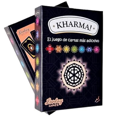 Kharma! - Juego de Cartas FÁCIL y Divertido para Toda la Familia y Amigos - De 2 a 8 Jugadores para NIÑOS y Adultos (2º Edición)