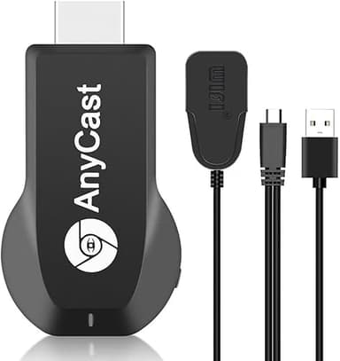 Adaptador de pantalla inalámbrico, 4K 1080P HD-MI WiFi, receptor de espejo de pantalla móvil para i-phone, Mac, i-OS, Android a TV, proyector, compatible con Miracast Airplay DLNA