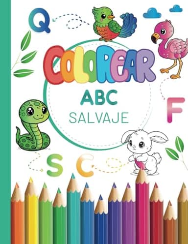 ABC Salvaje: Aprende el Abecedario con Animales para Colorear