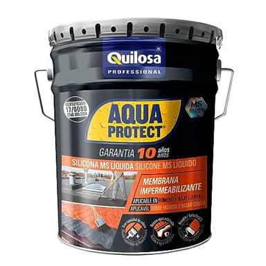 Quilosa T049270 Ms - Silicona liquida, Bote 5 kg, Blanco