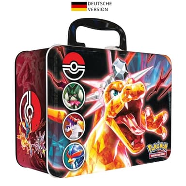 Pokémon - Juego de Cartas coleccionables: maletín de colección (otoño de 2023): Maskagato, Skelokrok y Bailonda (3 Cartas promocionales holográficas y 6 Paquetes de Refuerzos)