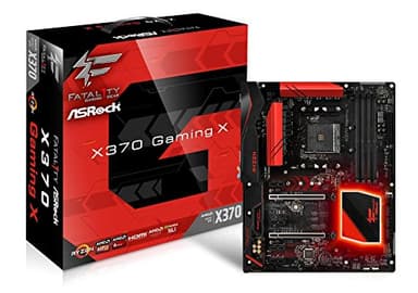 ASRock Fatal1ty X370 Gaming X - Placa Base Gaming (Socket AM4/Ryzen, 4X DDR4, Máx. 64GB, HDMI, 6X SATA3, 1x Ultra M.2, 1x M.2, 2X PCIe 3.0 x16, 4 PCIe 2.0 x1, 12x USB 3.1, Puerto de ratón Fatal1ty)