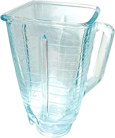 Recamania Jarra Vidrio Cuadrada Compatible Batidora Oster OBL168X Sin tapa