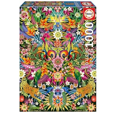 Educa - Tucanes, Catalina Estrada | Puzzle de 1000 Piezas para Adultos. Medidas: 48 x 68 cm. Incluye Cola Fix Puzzle. A Partir de 14 años (19934)