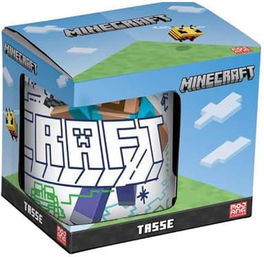 Minecraft Creeper Vs Miner - Taza (325 ml)