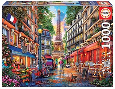 Educa - Puzzle de 1000 Piezas para Adultos | Paris, Dominic Davison. Incluye Pegamento Fix Puzzle. A Partir de 14 años (19019)