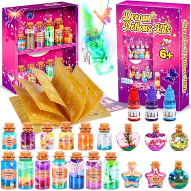 Subtail Pociones Magicas Niñas - Kit De Manualidades Para Niña 6 7 8 9 10 11 12 Años - Fairy Magic Potion Kit | Arena Magica - Juguetes Creativos De Regalo Niña 6-11 Años