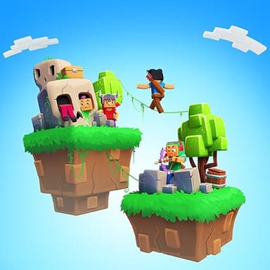 Minecraft and Roblox Style Mini Games: Skyblock, Hide and Seek, Hunger Games, Blockman Go, One Block, Pixel Mods Online